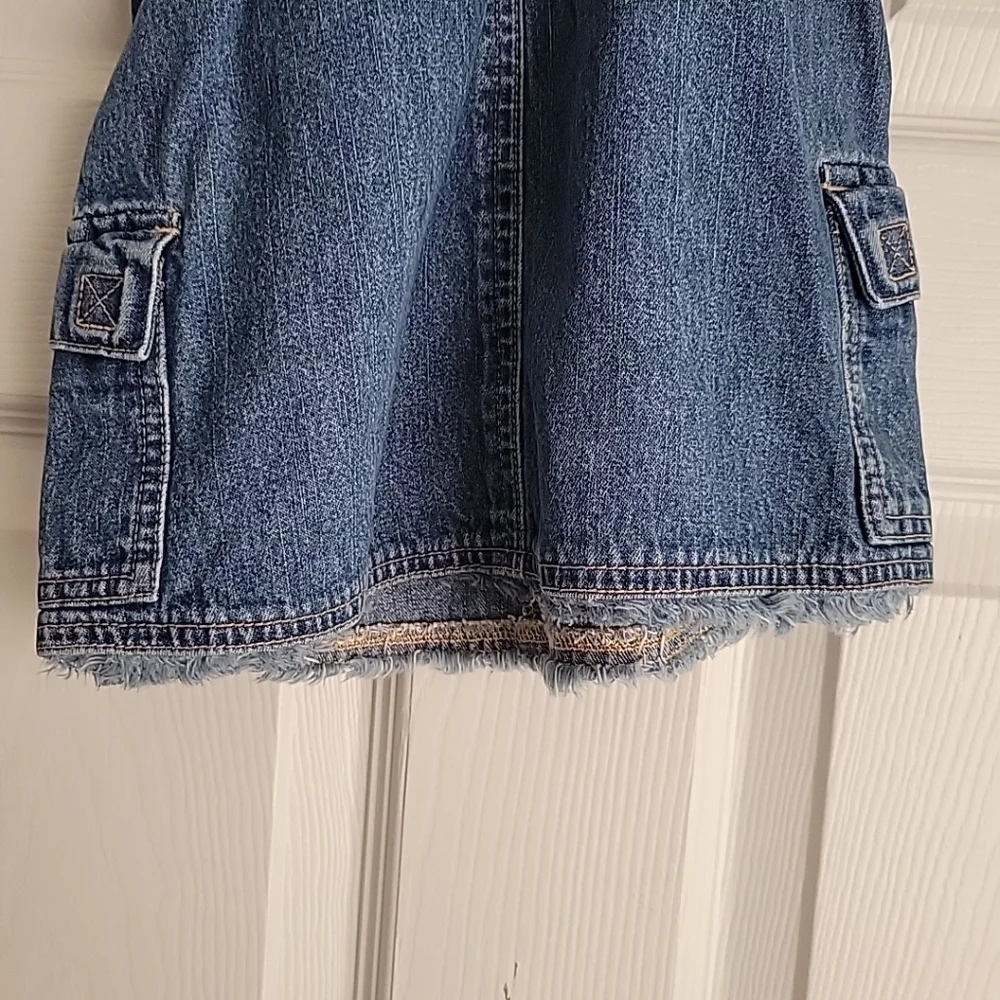 Old Navy Toddler Girl's Denim Overalls Dress